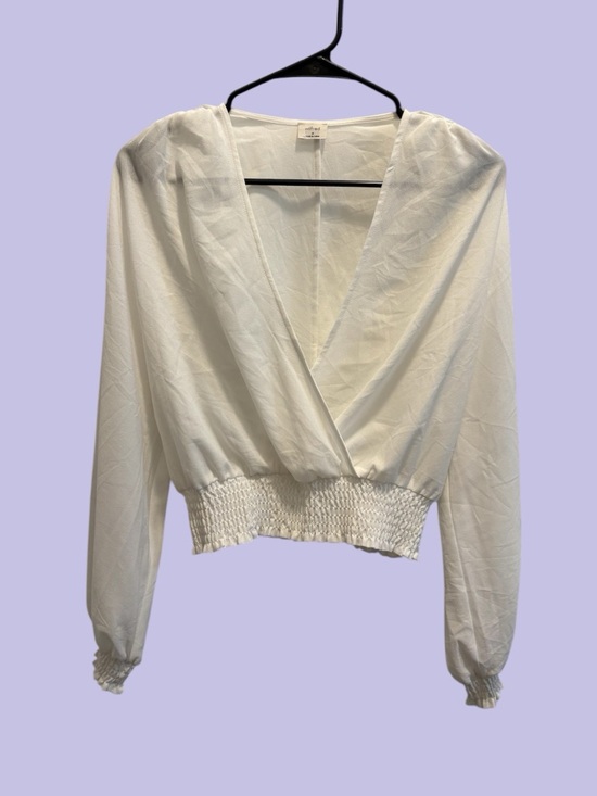 Wilfred Tops - Aritzia Wilfred white wrap top